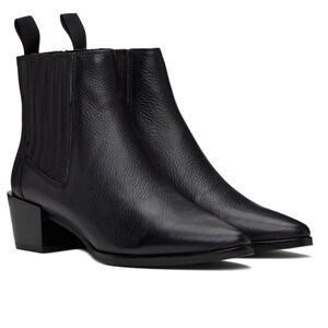 Rag & Bone Black Rover Leather Ankle Boots in Black Women’s Sz 8.5